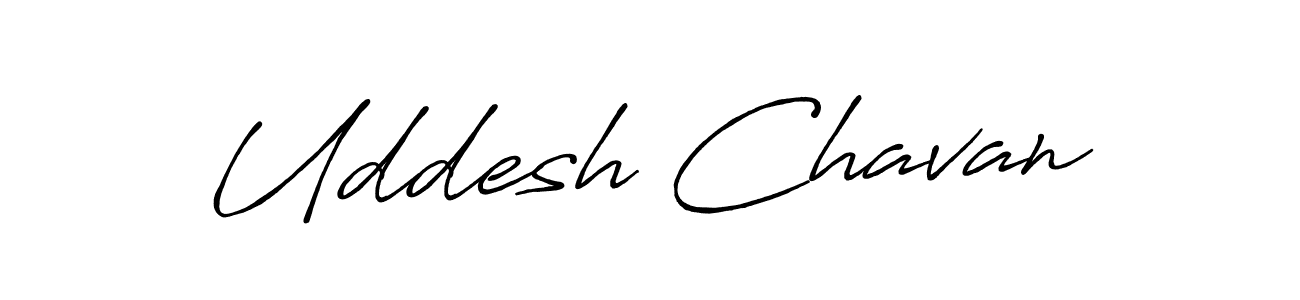 Similarly Antro_Vectra_Bolder is the best handwritten signature design. Signature creator online .You can use it as an online autograph creator for name Uddesh Chavan. Uddesh Chavan signature style 7 images and pictures png