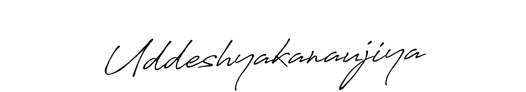 How to make Uddeshyakanaujiya signature? Antro_Vectra_Bolder is a professional autograph style. Create handwritten signature for Uddeshyakanaujiya name. Uddeshyakanaujiya signature style 7 images and pictures png