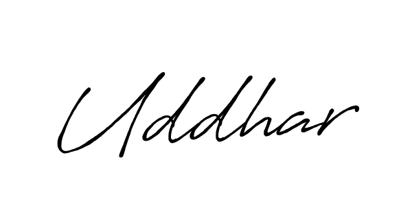 Also we have Uddhar name is the best signature style. Create professional handwritten signature collection using Antro_Vectra_Bolder autograph style. Uddhar signature style 7 images and pictures png