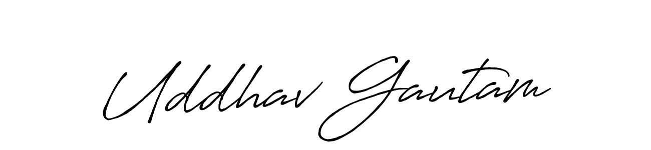 How to Draw Uddhav Gautam signature style? Antro_Vectra_Bolder is a latest design signature styles for name Uddhav Gautam. Uddhav Gautam signature style 7 images and pictures png