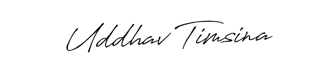 It looks lik you need a new signature style for name Uddhav Timsina. Design unique handwritten (Antro_Vectra_Bolder) signature with our free signature maker in just a few clicks. Uddhav Timsina signature style 7 images and pictures png