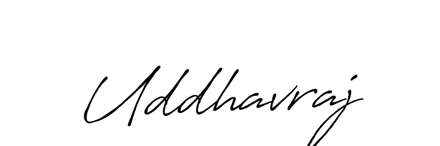 How to make Uddhavraj name signature. Use Antro_Vectra_Bolder style for creating short signs online. This is the latest handwritten sign. Uddhavraj signature style 7 images and pictures png
