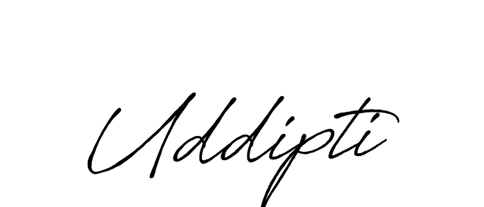 Also You can easily find your signature by using the search form. We will create Uddipti name handwritten signature images for you free of cost using Antro_Vectra_Bolder sign style. Uddipti signature style 7 images and pictures png