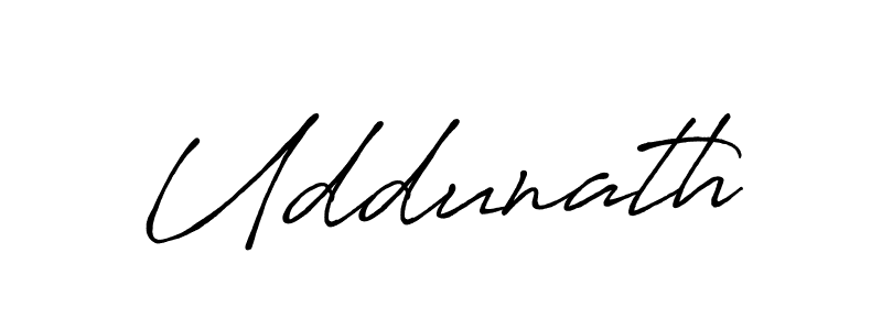How to make Uddunath signature? Antro_Vectra_Bolder is a professional autograph style. Create handwritten signature for Uddunath name. Uddunath signature style 7 images and pictures png