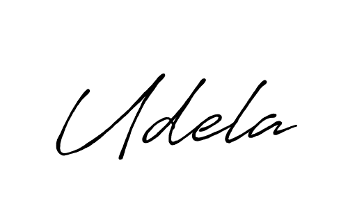 Also we have Udela name is the best signature style. Create professional handwritten signature collection using Antro_Vectra_Bolder autograph style. Udela signature style 7 images and pictures png