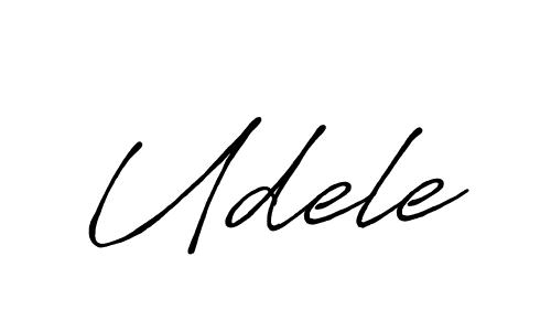 Also we have Udele name is the best signature style. Create professional handwritten signature collection using Antro_Vectra_Bolder autograph style. Udele signature style 7 images and pictures png