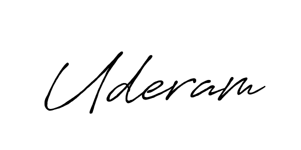 It looks lik you need a new signature style for name Uderam. Design unique handwritten (Antro_Vectra_Bolder) signature with our free signature maker in just a few clicks. Uderam signature style 7 images and pictures png