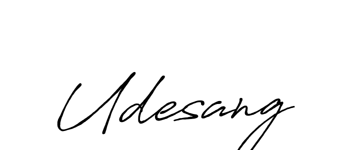 It looks lik you need a new signature style for name Udesang. Design unique handwritten (Antro_Vectra_Bolder) signature with our free signature maker in just a few clicks. Udesang signature style 7 images and pictures png