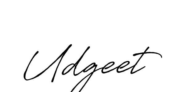 Use a signature maker to create a handwritten signature online. With this signature software, you can design (Antro_Vectra_Bolder) your own signature for name Udgeet. Udgeet signature style 7 images and pictures png