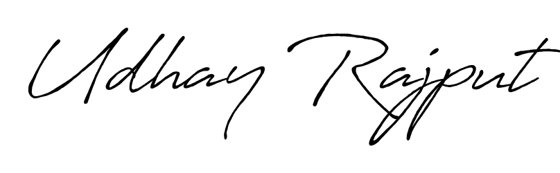 You should practise on your own different ways (Antro_Vectra_Bolder) to write your name (Udhay Rajput) in signature. Don't let someone else do it for you. Udhay Rajput signature style 7 images and pictures png