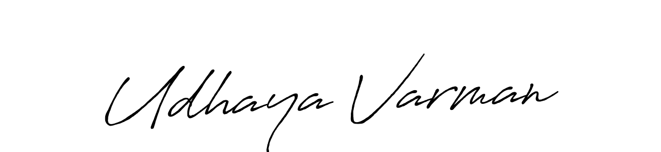 Make a beautiful signature design for name Udhaya Varman. Use this online signature maker to create a handwritten signature for free. Udhaya Varman signature style 7 images and pictures png