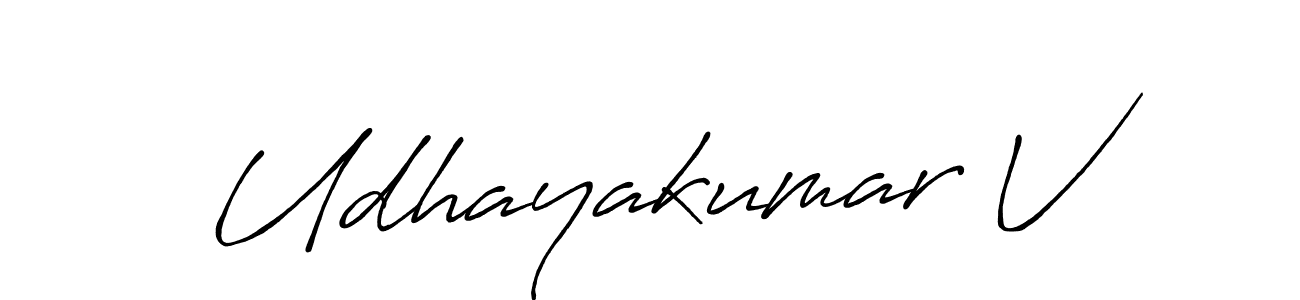 You should practise on your own different ways (Antro_Vectra_Bolder) to write your name (Udhayakumar V) in signature. don't let someone else do it for you. Udhayakumar V signature style 7 images and pictures png