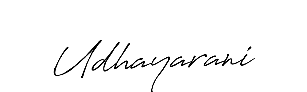 Make a beautiful signature design for name Udhayarani. With this signature (Antro_Vectra_Bolder) style, you can create a handwritten signature for free. Udhayarani signature style 7 images and pictures png