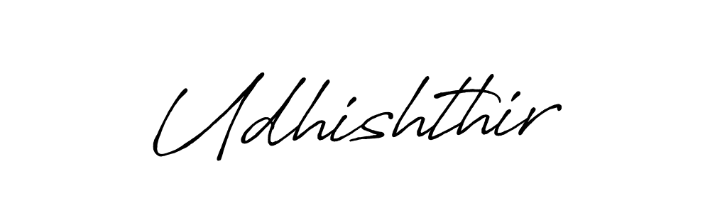 Design your own signature with our free online signature maker. With this signature software, you can create a handwritten (Antro_Vectra_Bolder) signature for name Udhishthir. Udhishthir signature style 7 images and pictures png