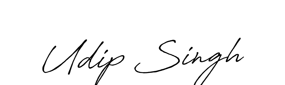 The best way (Antro_Vectra_Bolder) to make a short signature is to pick only two or three words in your name. The name Udip Singh include a total of six letters. For converting this name. Udip Singh signature style 7 images and pictures png