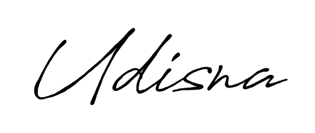 Turn your name Udisna into a signature brand with Antro_Vectra_Bolder styling. Download in standard PNG or transparent format anytime. Udisna signature style 7 images and pictures png