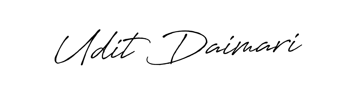 How to make Udit Daimari signature? Antro_Vectra_Bolder is a professional autograph style. Create handwritten signature for Udit Daimari name. Udit Daimari signature style 7 images and pictures png