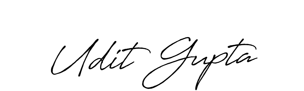 Antro_Vectra_Bolder is a professional signature style that is perfect for those who want to add a touch of class to their signature. It is also a great choice for those who want to make their signature more unique. Get Udit Gupta name to fancy signature for free. Udit Gupta signature style 7 images and pictures png