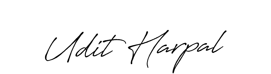 How to Draw Udit Harpal signature style? Antro_Vectra_Bolder is a latest design signature styles for name Udit Harpal. Udit Harpal signature style 7 images and pictures png