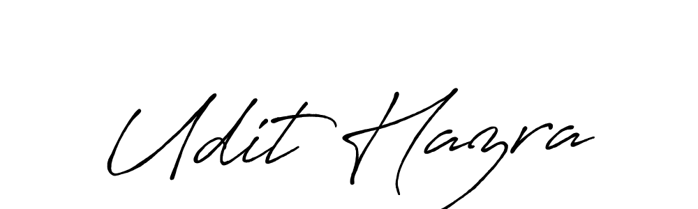 Use a signature maker to create a handwritten signature online. With this signature software, you can design (Antro_Vectra_Bolder) your own signature for name Udit Hazra. Udit Hazra signature style 7 images and pictures png