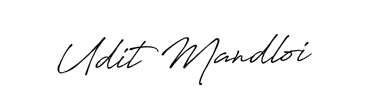 Antro_Vectra_Bolder is a professional signature style that is perfect for those who want to add a touch of class to their signature. It is also a great choice for those who want to make their signature more unique. Get Udit Mandloi name to fancy signature for free. Udit Mandloi signature style 7 images and pictures png