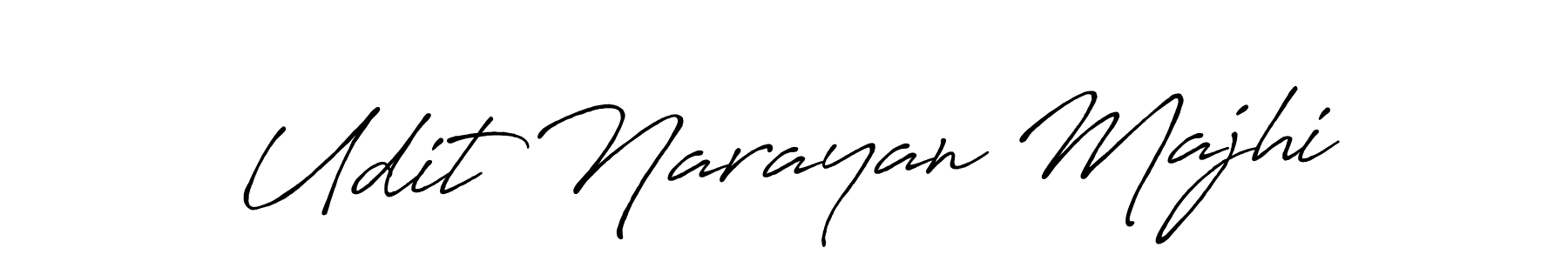 Udit Narayan Majhi stylish signature style. Best Handwritten Sign (Antro_Vectra_Bolder) for my name. Handwritten Signature Collection Ideas for my name Udit Narayan Majhi. Udit Narayan Majhi signature style 7 images and pictures png