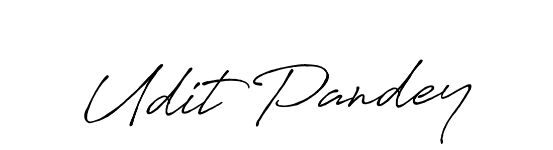 Also You can easily find your signature by using the search form. We will create Udit Pandey name handwritten signature images for you free of cost using Antro_Vectra_Bolder sign style. Udit Pandey signature style 7 images and pictures png