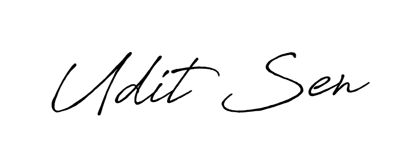 if you are searching for the best signature style for your name Udit Sen. so please give up your signature search. here we have designed multiple signature styles  using Antro_Vectra_Bolder. Udit Sen signature style 7 images and pictures png