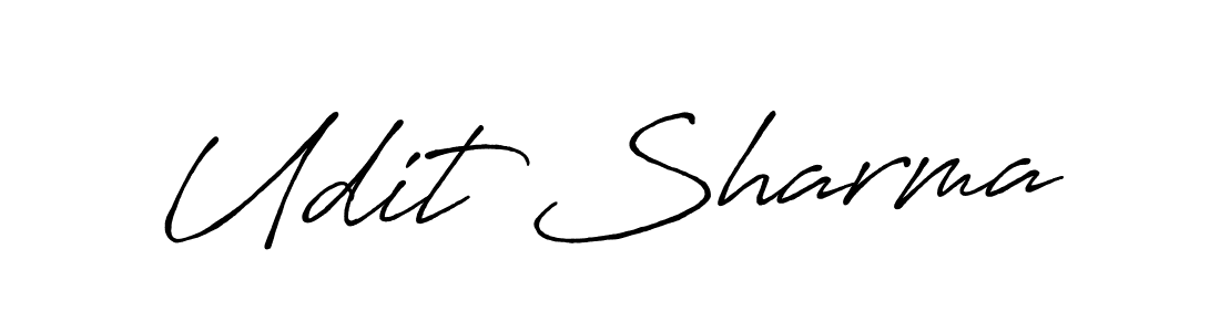 How to Draw Udit Sharma signature style? Antro_Vectra_Bolder is a latest design signature styles for name Udit Sharma. Udit Sharma signature style 7 images and pictures png