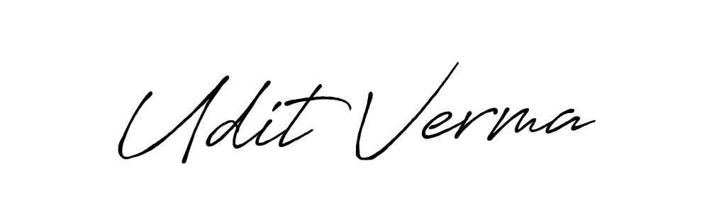 Once you've used our free online signature maker to create your best signature Antro_Vectra_Bolder style, it's time to enjoy all of the benefits that Udit Verma name signing documents. Udit Verma signature style 7 images and pictures png