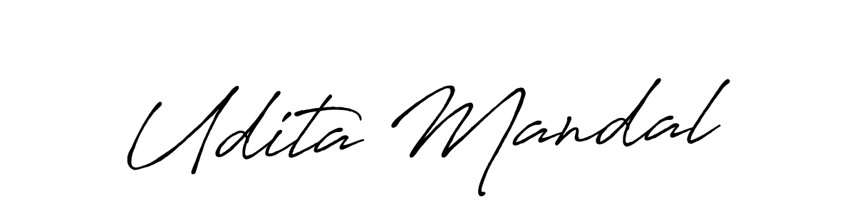 if you are searching for the best signature style for your name Udita Mandal. so please give up your signature search. here we have designed multiple signature styles  using Antro_Vectra_Bolder. Udita Mandal signature style 7 images and pictures png