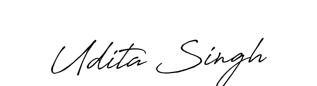 Antro_Vectra_Bolder is a professional signature style that is perfect for those who want to add a touch of class to their signature. It is also a great choice for those who want to make their signature more unique. Get Udita Singh name to fancy signature for free. Udita Singh signature style 7 images and pictures png