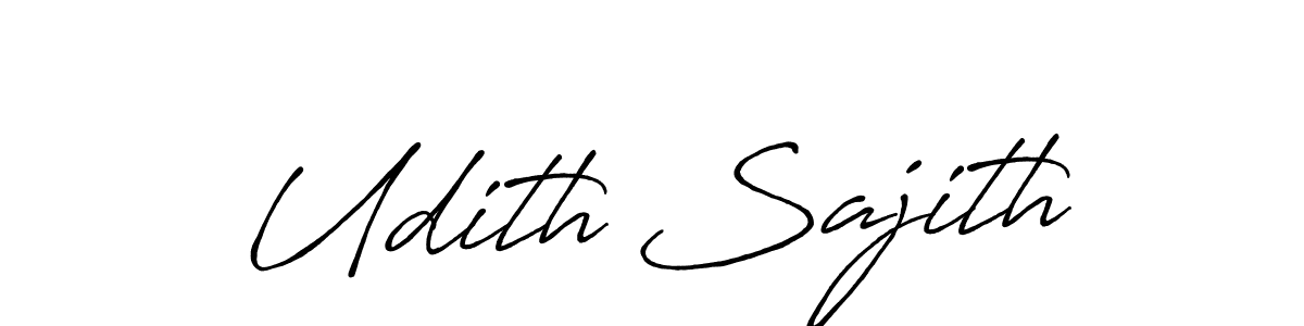This is the best signature style for the Udith Sajith name. Also you like these signature font (Antro_Vectra_Bolder). Mix name signature. Udith Sajith signature style 7 images and pictures png