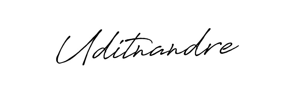 The best way (Antro_Vectra_Bolder) to make a short signature is to pick only two or three words in your name. The name Uditnandre include a total of six letters. For converting this name. Uditnandre signature style 7 images and pictures png