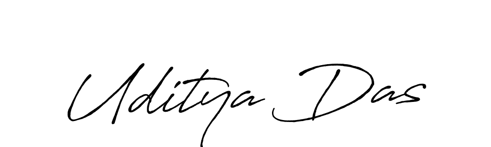 Uditya Das stylish signature style. Best Handwritten Sign (Antro_Vectra_Bolder) for my name. Handwritten Signature Collection Ideas for my name Uditya Das. Uditya Das signature style 7 images and pictures png