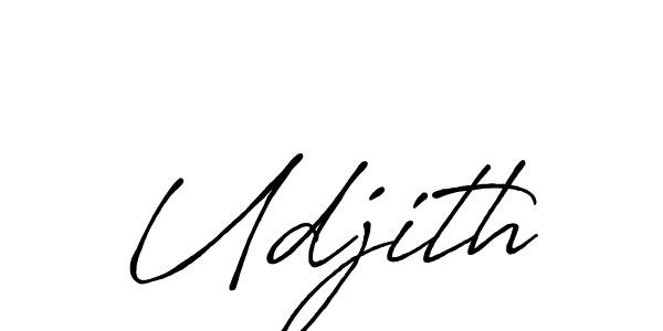Similarly Antro_Vectra_Bolder is the best handwritten signature design. Signature creator online .You can use it as an online autograph creator for name Udjith. Udjith signature style 7 images and pictures png