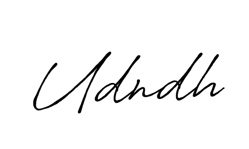 Design your own signature with our free online signature maker. With this signature software, you can create a handwritten (Antro_Vectra_Bolder) signature for name Udndh. Udndh signature style 7 images and pictures png