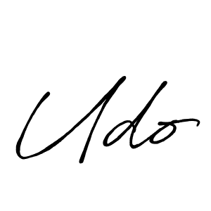 How to make Udo name signature. Use Antro_Vectra_Bolder style for creating short signs online. This is the latest handwritten sign. Udo signature style 7 images and pictures png