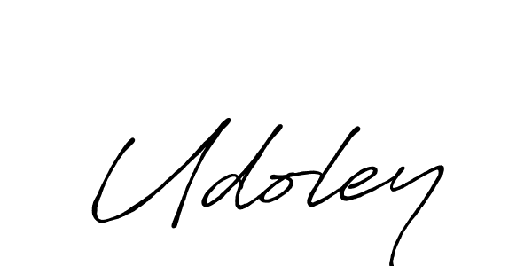 Create a beautiful signature design for name Udoley. With this signature (Antro_Vectra_Bolder) fonts, you can make a handwritten signature for free. Udoley signature style 7 images and pictures png