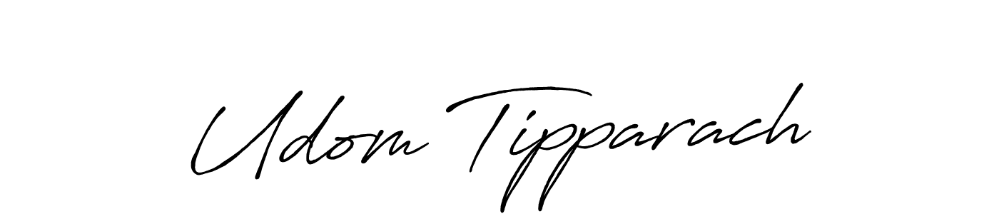 if you are searching for the best signature style for your name Udom Tipparach. so please give up your signature search. here we have designed multiple signature styles  using Antro_Vectra_Bolder. Udom Tipparach signature style 7 images and pictures png