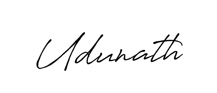 Use a signature maker to create a handwritten signature online. With this signature software, you can design (Antro_Vectra_Bolder) your own signature for name Udunath. Udunath signature style 7 images and pictures png