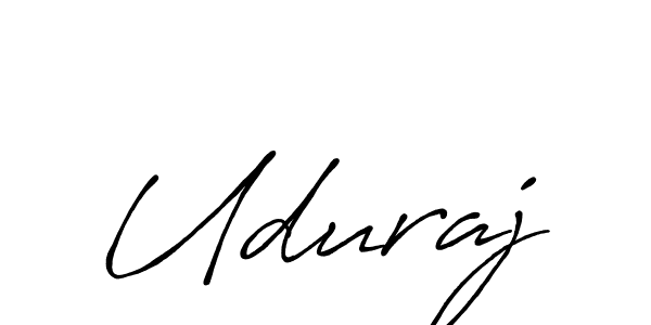 Also we have Uduraj name is the best signature style. Create professional handwritten signature collection using Antro_Vectra_Bolder autograph style. Uduraj signature style 7 images and pictures png