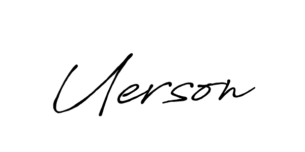 Once you've used our free online signature maker to create your best signature Antro_Vectra_Bolder style, it's time to enjoy all of the benefits that Uerson name signing documents. Uerson signature style 7 images and pictures png