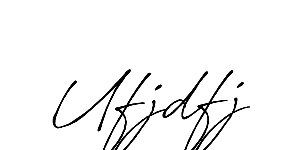 How to make Ufjdfj signature? Antro_Vectra_Bolder is a professional autograph style. Create handwritten signature for Ufjdfj name. Ufjdfj signature style 7 images and pictures png