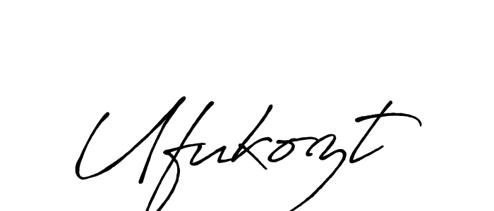 Ufukozt stylish signature style. Best Handwritten Sign (Antro_Vectra_Bolder) for my name. Handwritten Signature Collection Ideas for my name Ufukozt. Ufukozt signature style 7 images and pictures png