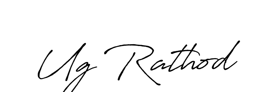 Make a beautiful signature design for name Ug Rathod. Use this online signature maker to create a handwritten signature for free. Ug Rathod signature style 7 images and pictures png