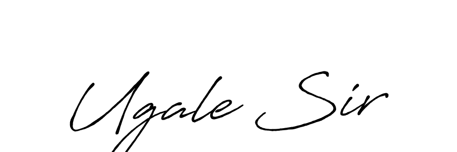 Antro_Vectra_Bolder is a professional signature style that is perfect for those who want to add a touch of class to their signature. It is also a great choice for those who want to make their signature more unique. Get Ugale Sir name to fancy signature for free. Ugale Sir signature style 7 images and pictures png