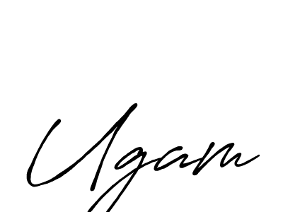 Make a beautiful signature design for name Ugam. Use this online signature maker to create a handwritten signature for free. Ugam signature style 7 images and pictures png