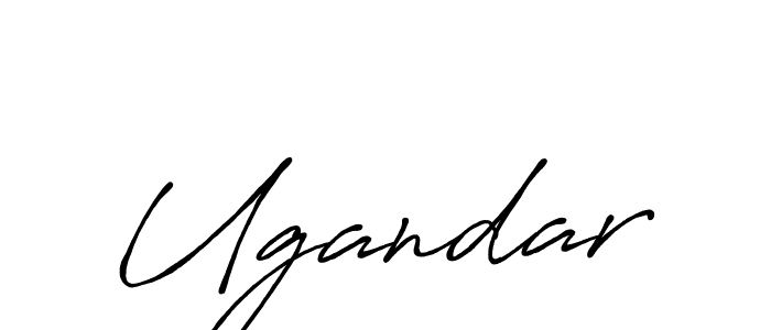 Similarly Antro_Vectra_Bolder is the best handwritten signature design. Signature creator online .You can use it as an online autograph creator for name Ugandar. Ugandar signature style 7 images and pictures png