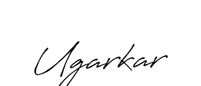 It looks lik you need a new signature style for name Ugarkar. Design unique handwritten (Antro_Vectra_Bolder) signature with our free signature maker in just a few clicks. Ugarkar signature style 7 images and pictures png